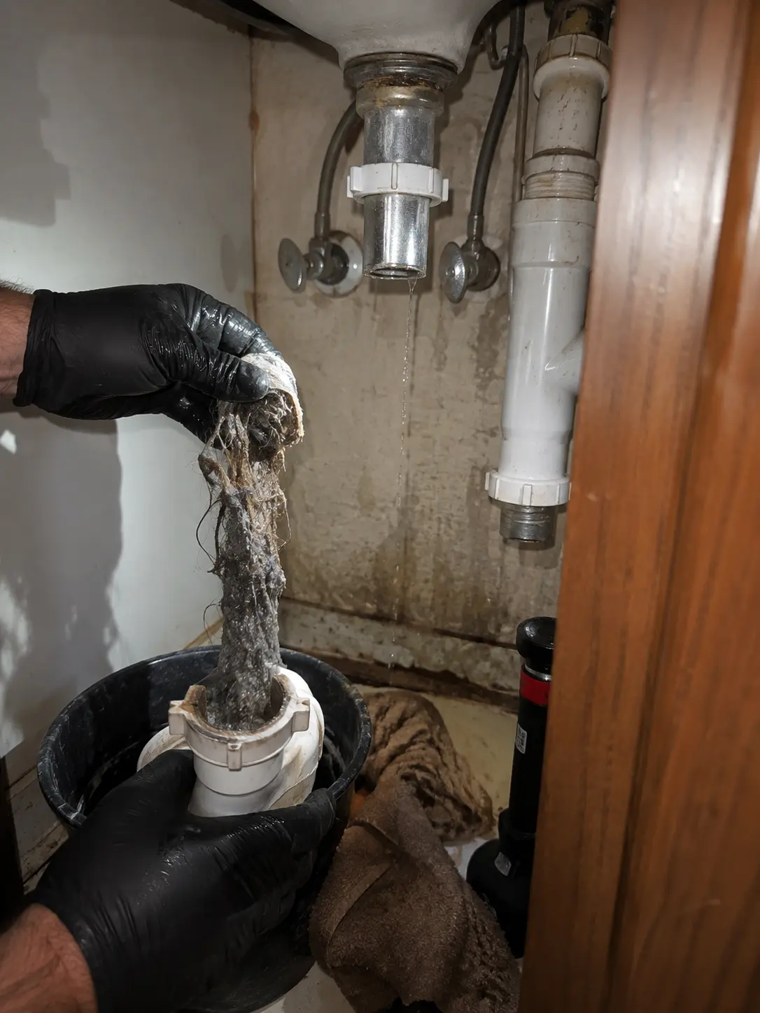 plumber servicing a steam boiler in a multifamily building
